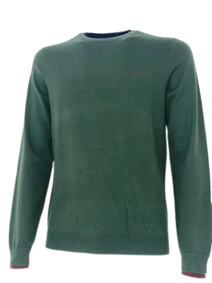 Men's Green Wool Blend Pullover