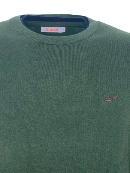 Men's Green Wool Blend Pullover