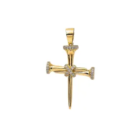 14K Yellow Gold Cross Pendant