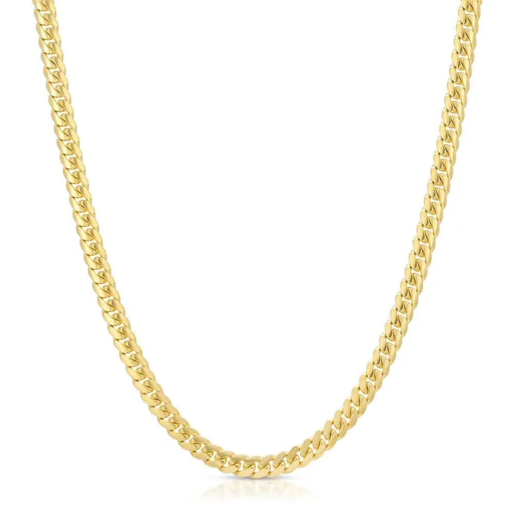 4mm Micro Cuban Link Chain