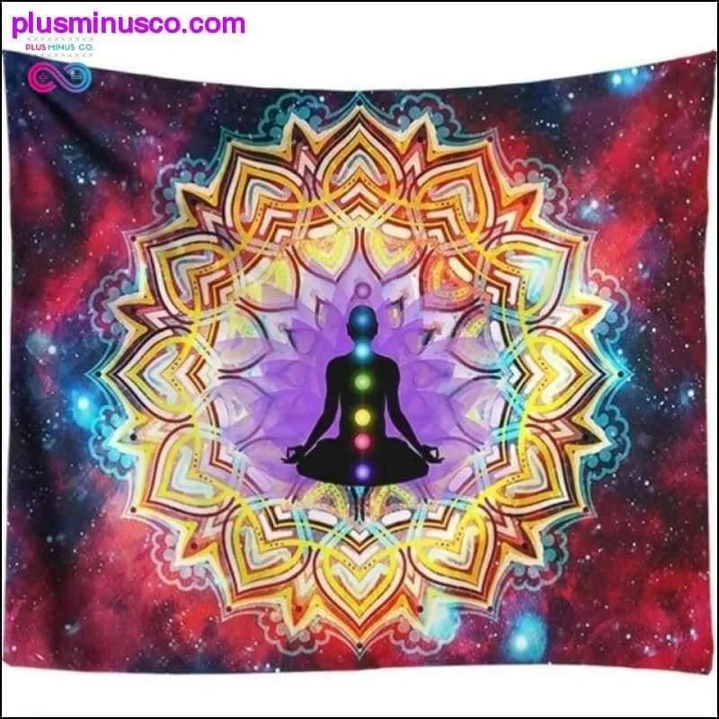 3D Galaxy Chakra Boho Tapestry