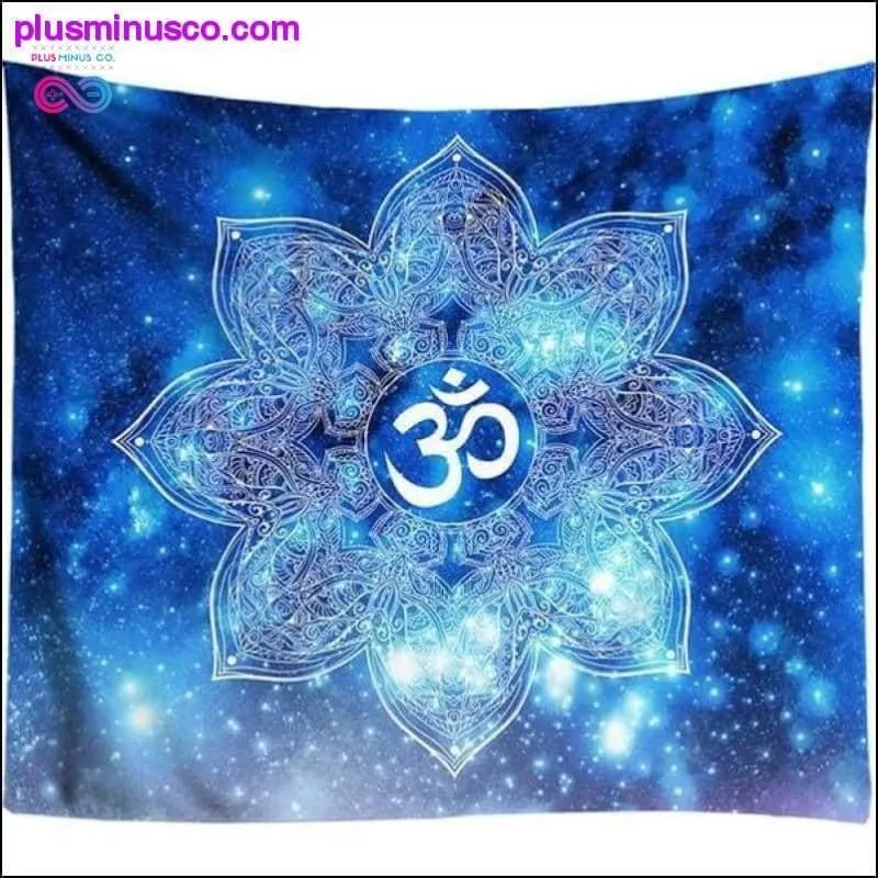 3D Galaxy Chakra Boho Tapestry