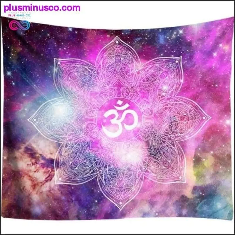 3D Galaxy Chakra Boho Tapestry