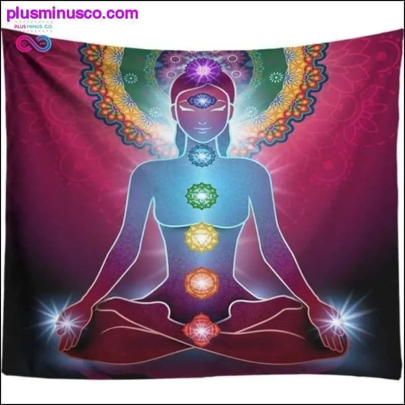 3D Galaxy Chakra Boho Tapestry