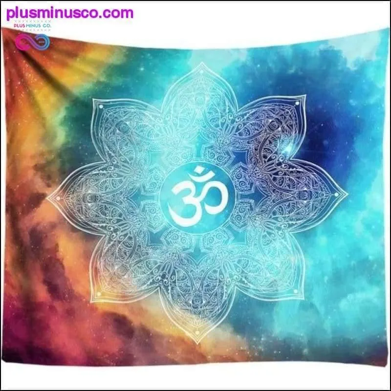 3D Galaxy Chakra Boho Tapestry