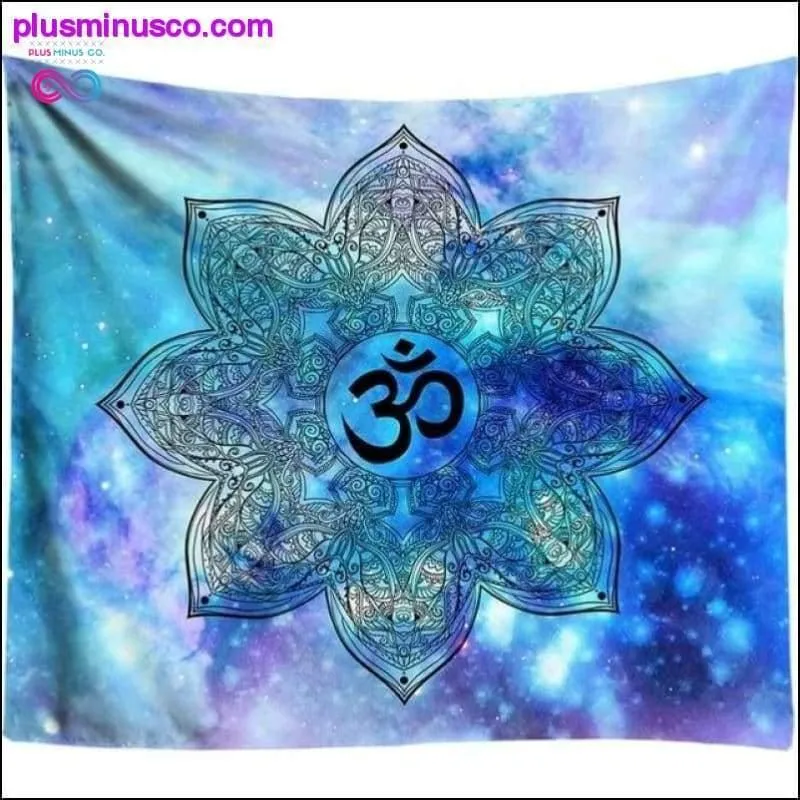 3D Galaxy Chakra Boho Tapestry