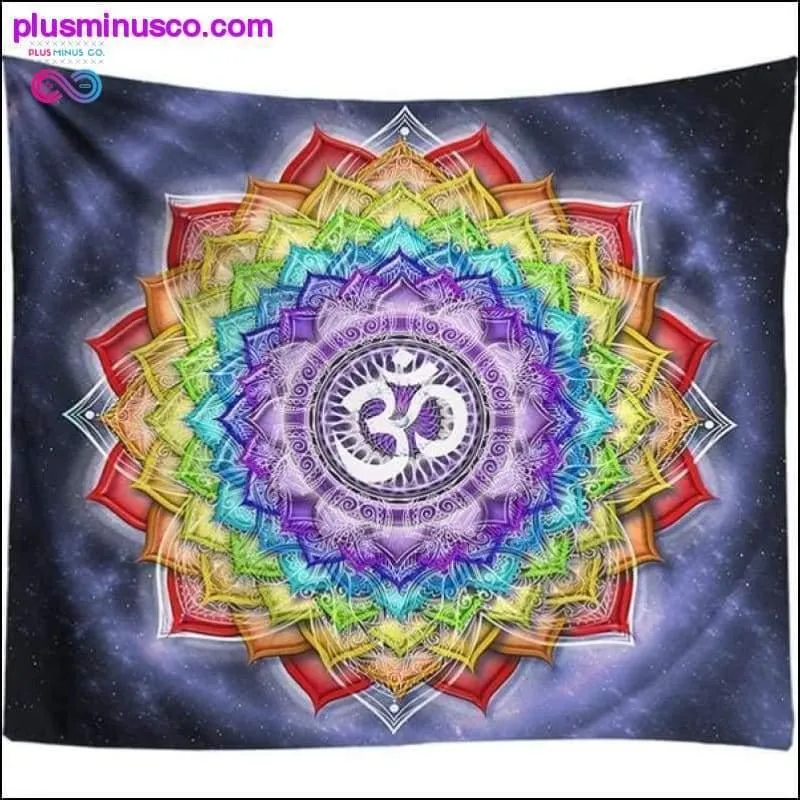 3D Galaxy Chakra Boho Tapestry