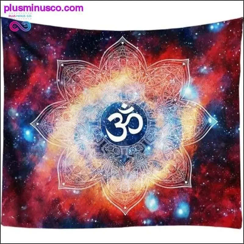 3D Galaxy Chakra Boho Tapestry