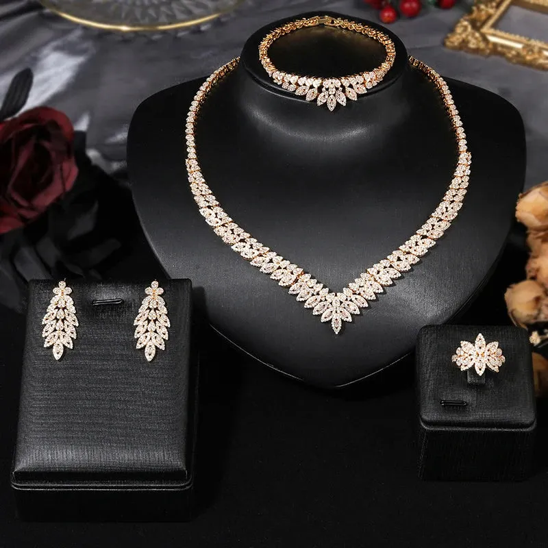 Romantic Wedding Bridal Jewelry Set