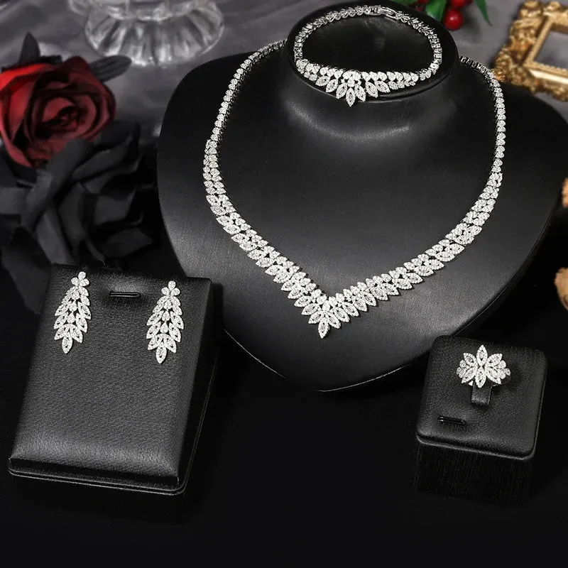 Romantic Wedding Bridal Jewelry Set