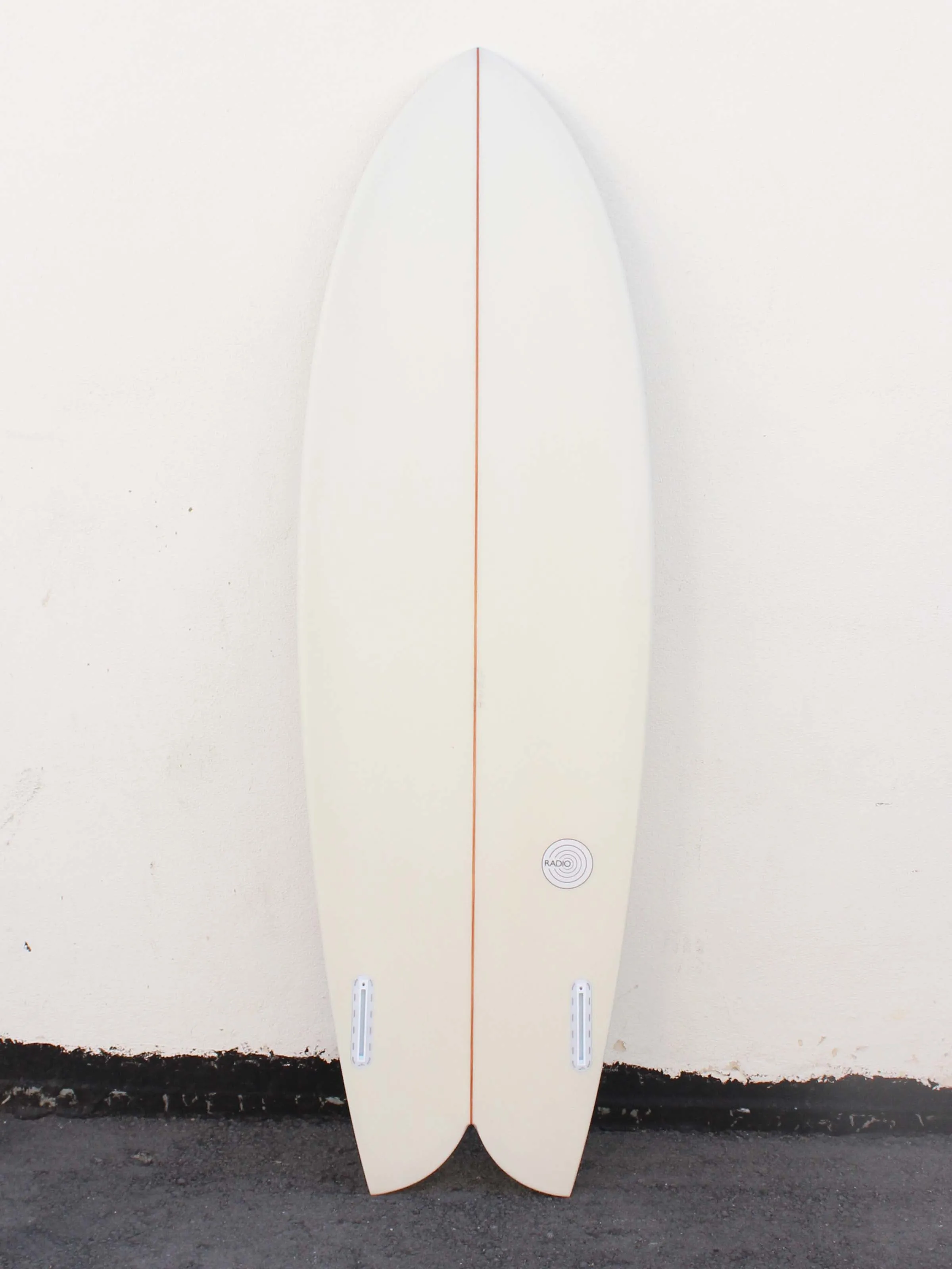 Radio Classic Fish surfboard designed for individuals who are 5 feet, 10 inches tall