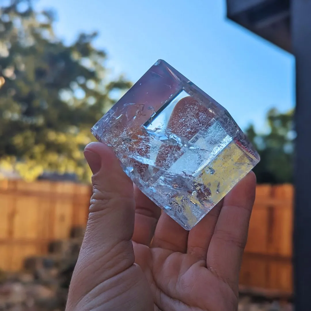 Clarity Brazilian Quartz Platonic Solids Set