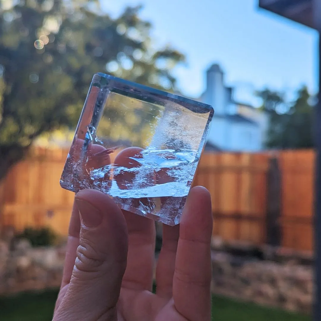 Clarity Brazilian Quartz Platonic Solids Set