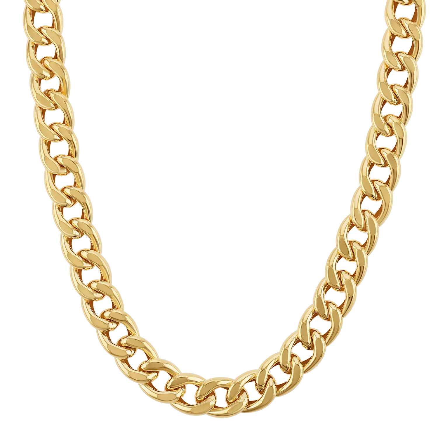 9mm Miami Cuban Chain Link Necklace