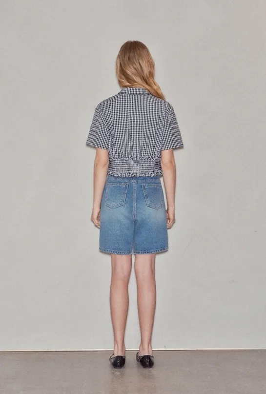 LAFUDGE STORE |Street Style Short Sleeved Top