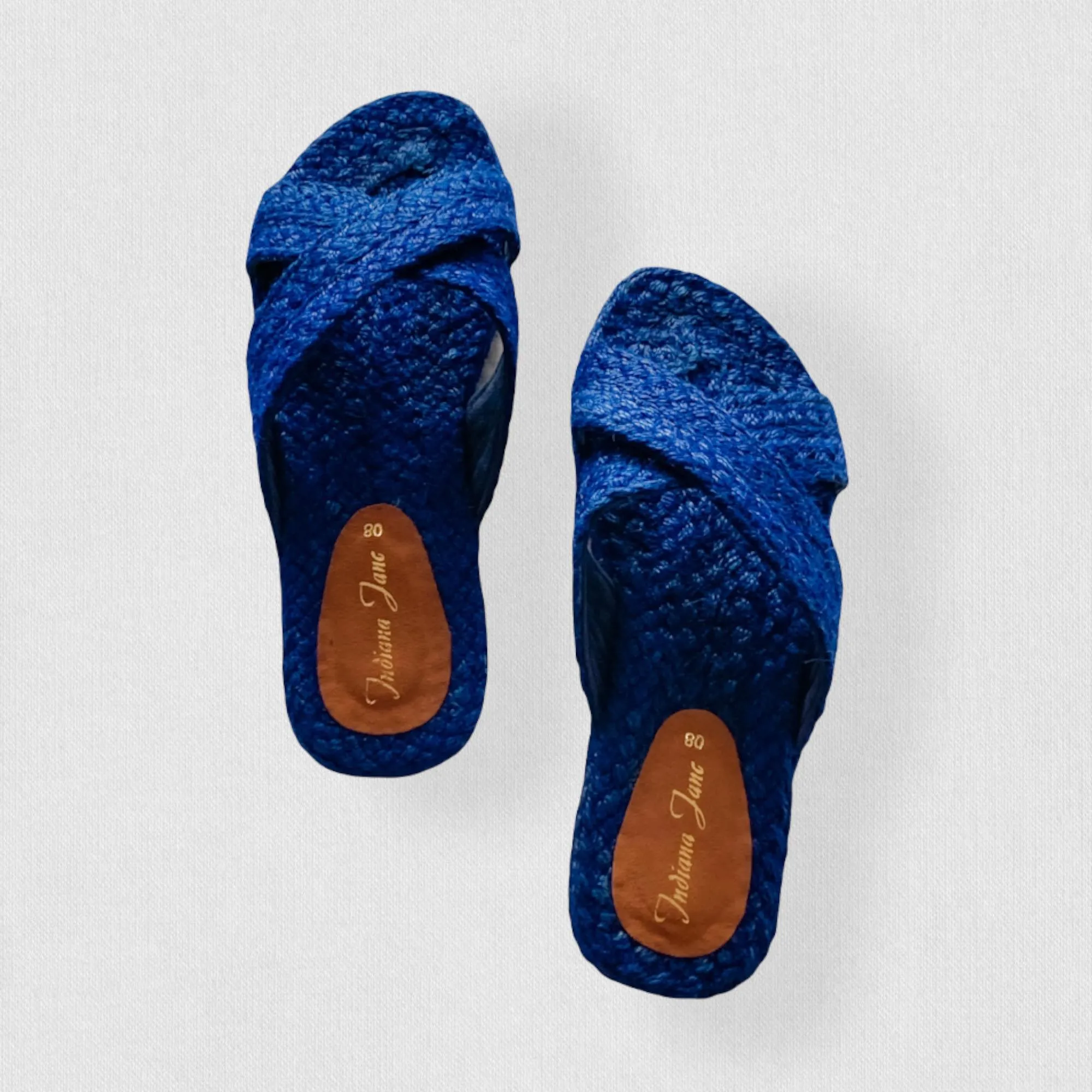 Abaca Cross-Strap Slides