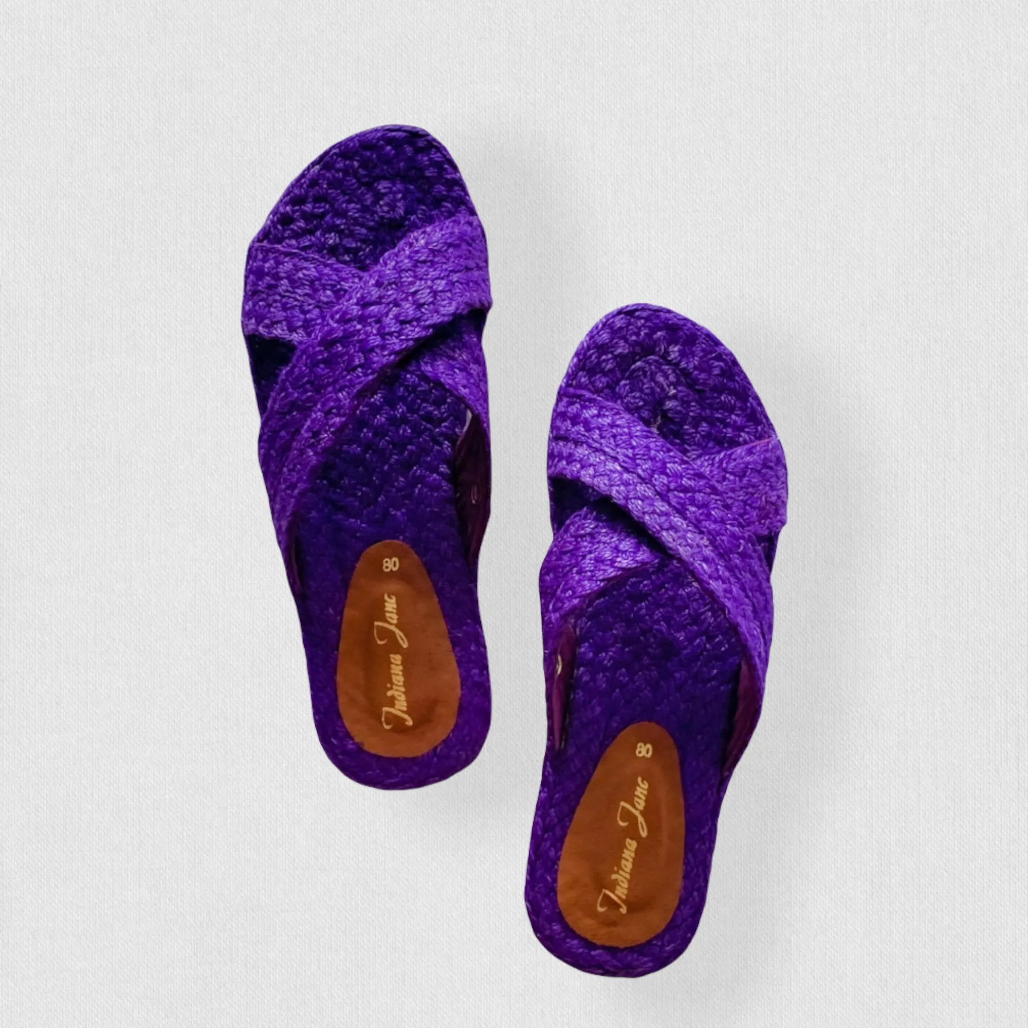 Abaca Cross-Strap Slides