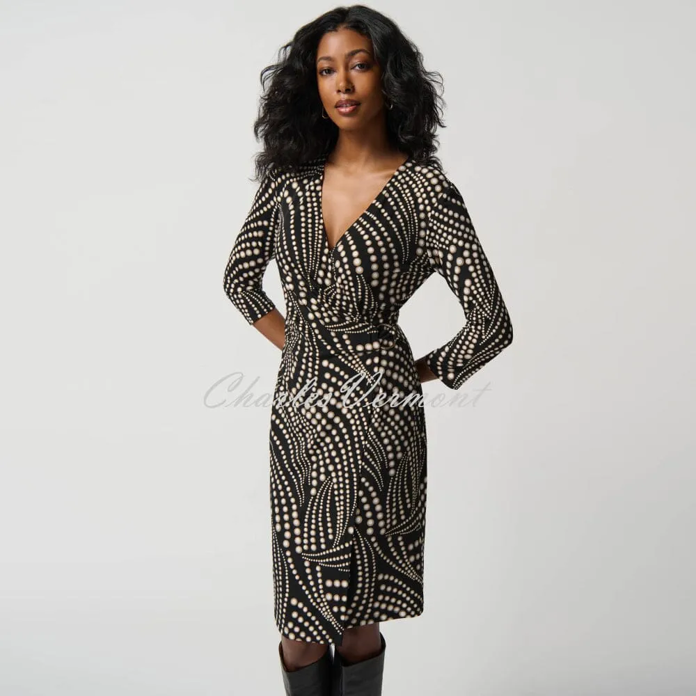 Joseph Ribkoff Abstract Spot Dress - Style 234034