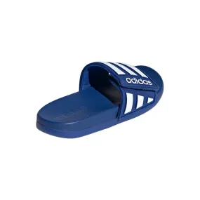 ADIDAS ADILETTE COMFORT SLIDE SANDALS - BLUE/WHITE/BLUE