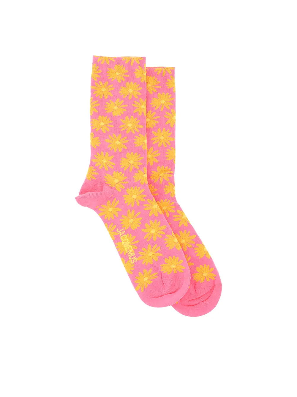 Floral Intarsia Knit Allover Socks