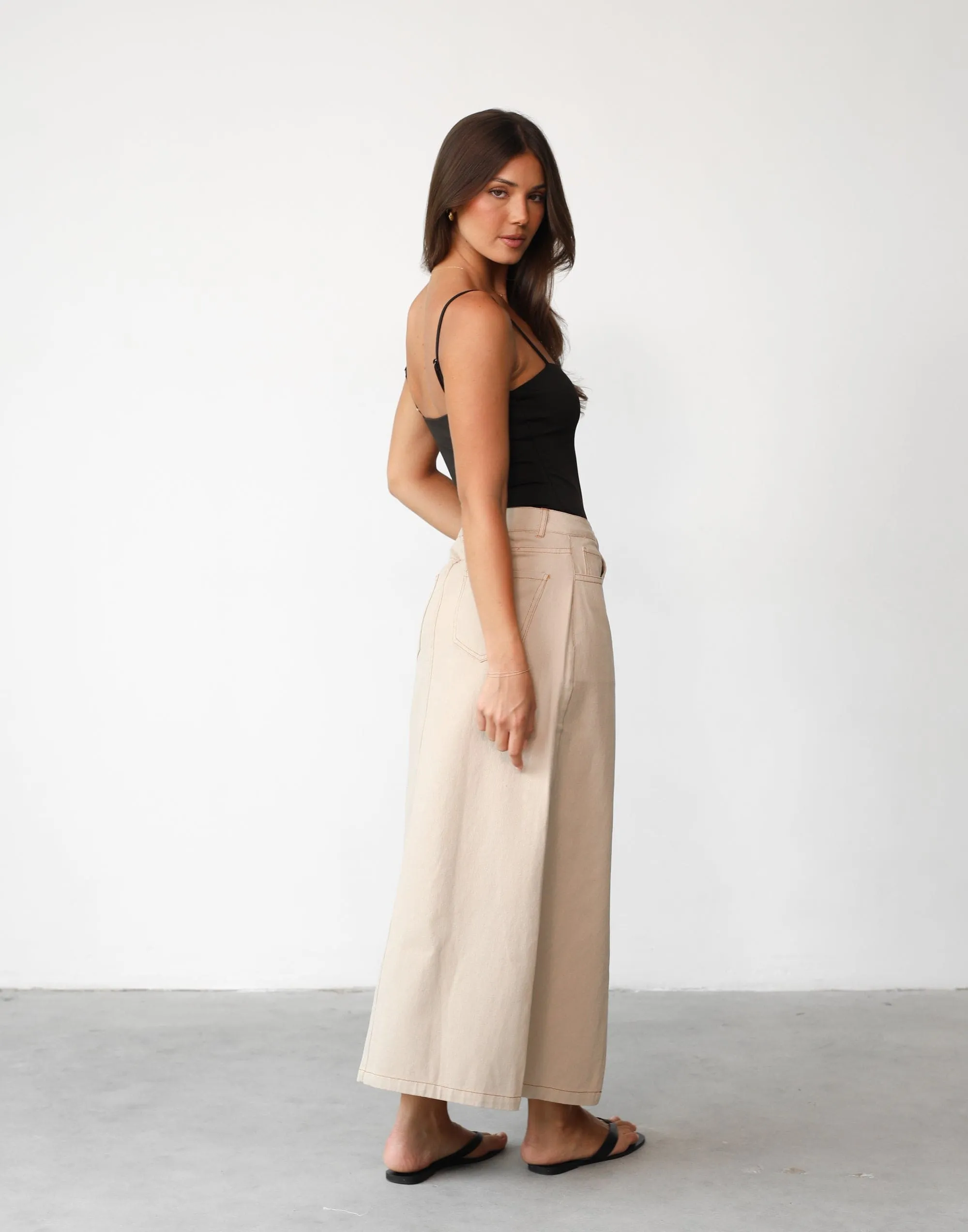 Maxi Skirt Yana in Beige