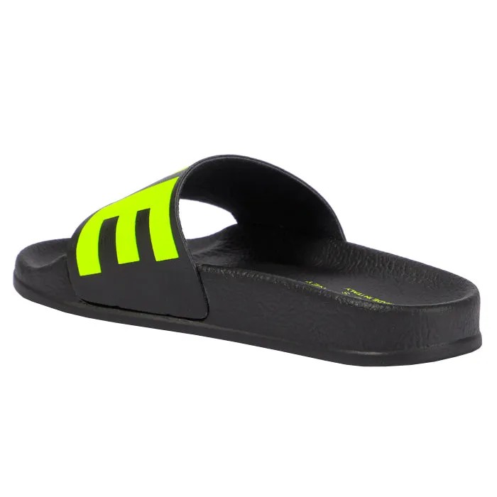 Black Stella McCartney Child Logo Slide Sandals