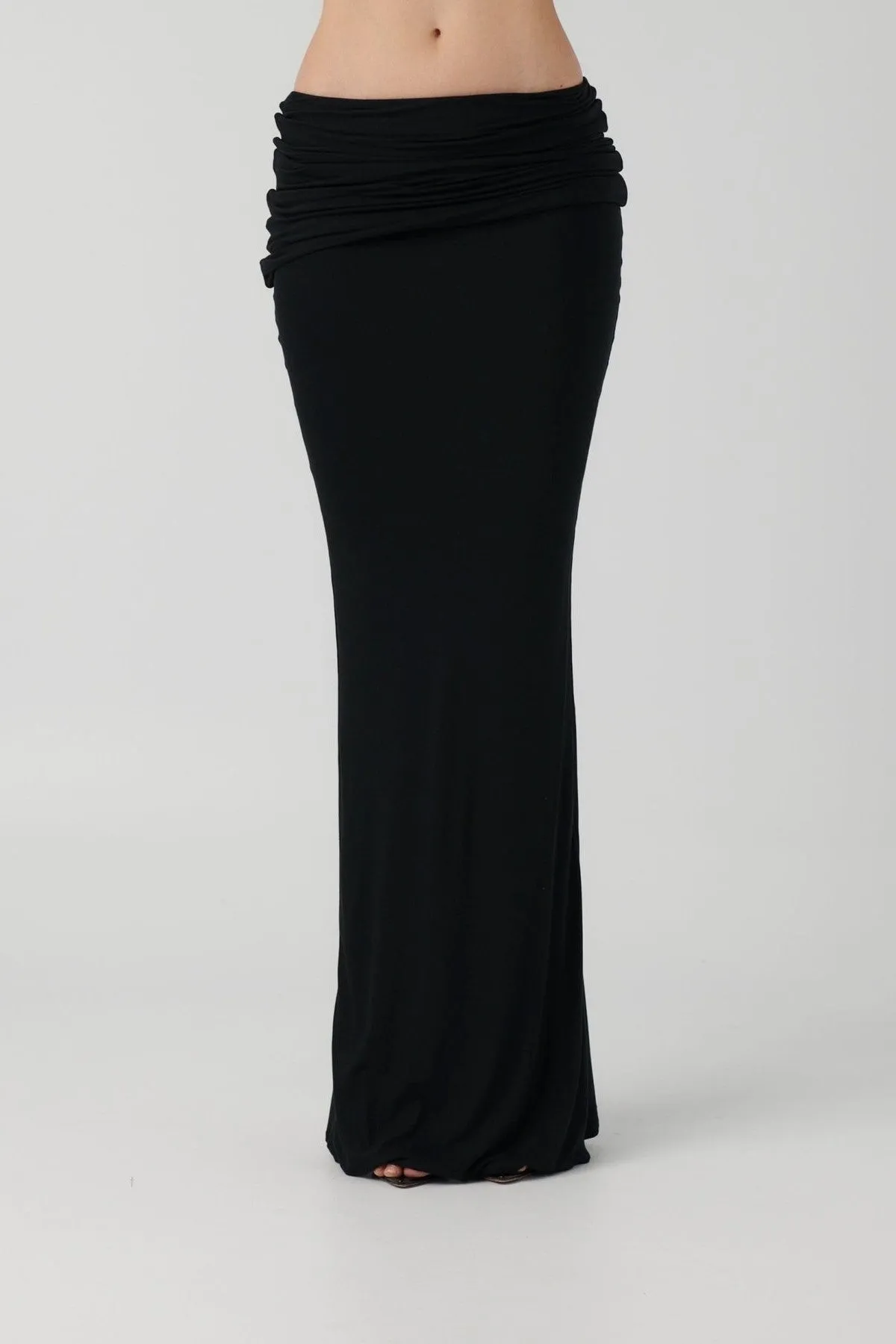 Black Samira Maxi Skirt