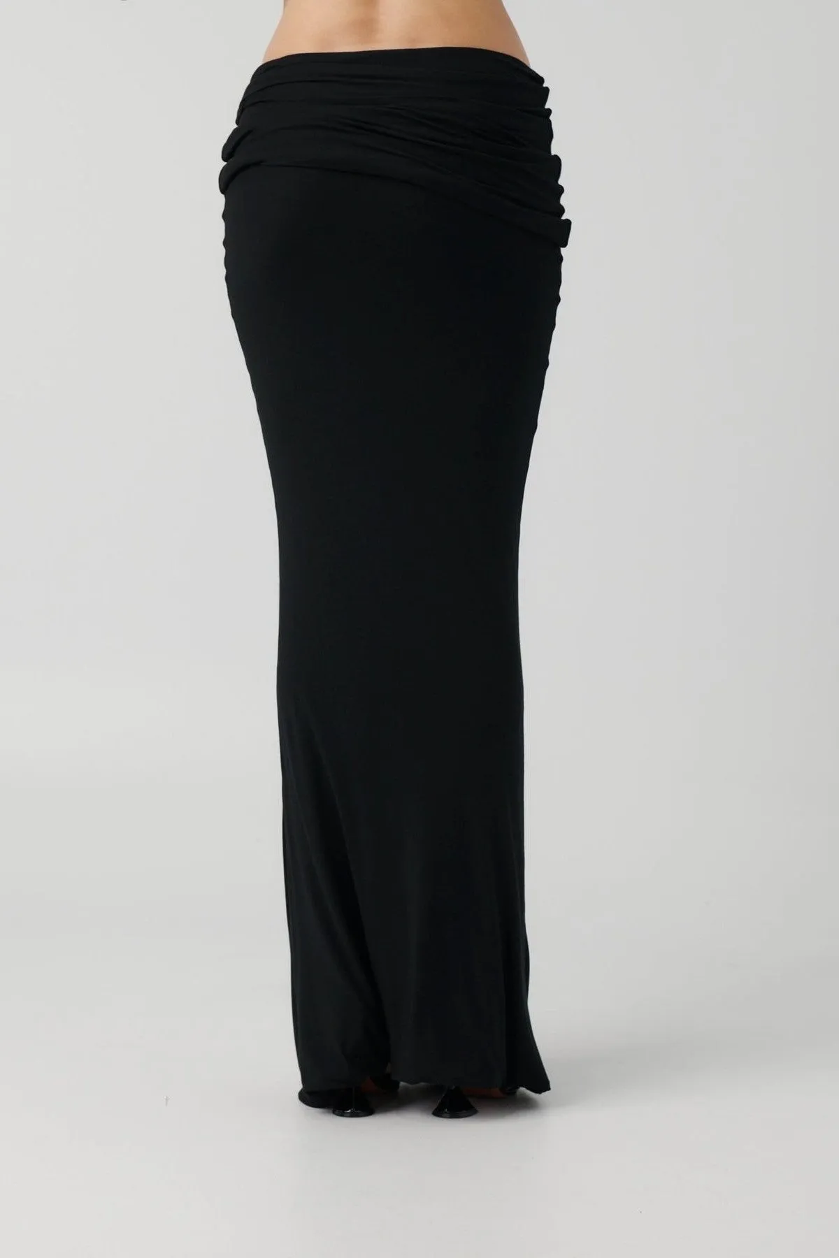 Black Samira Maxi Skirt