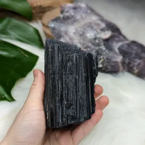 Chunky Black Tourmaline Crystal for Protection