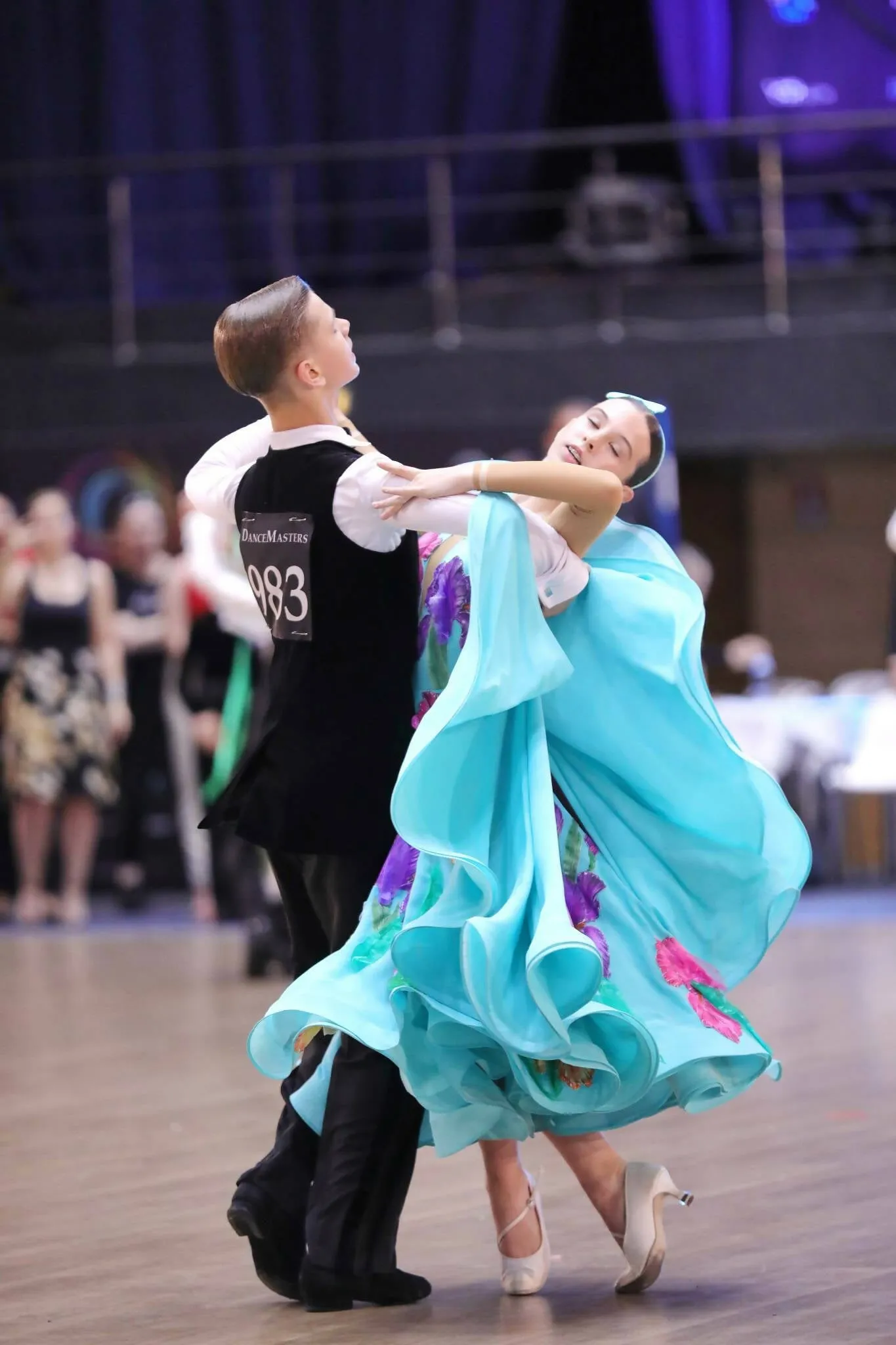 Blue Junior Ballroom & Latin Dress