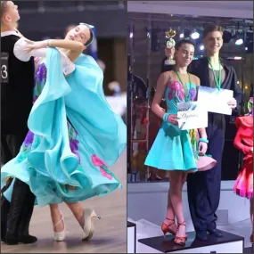 Blue Junior Ballroom & Latin Dress