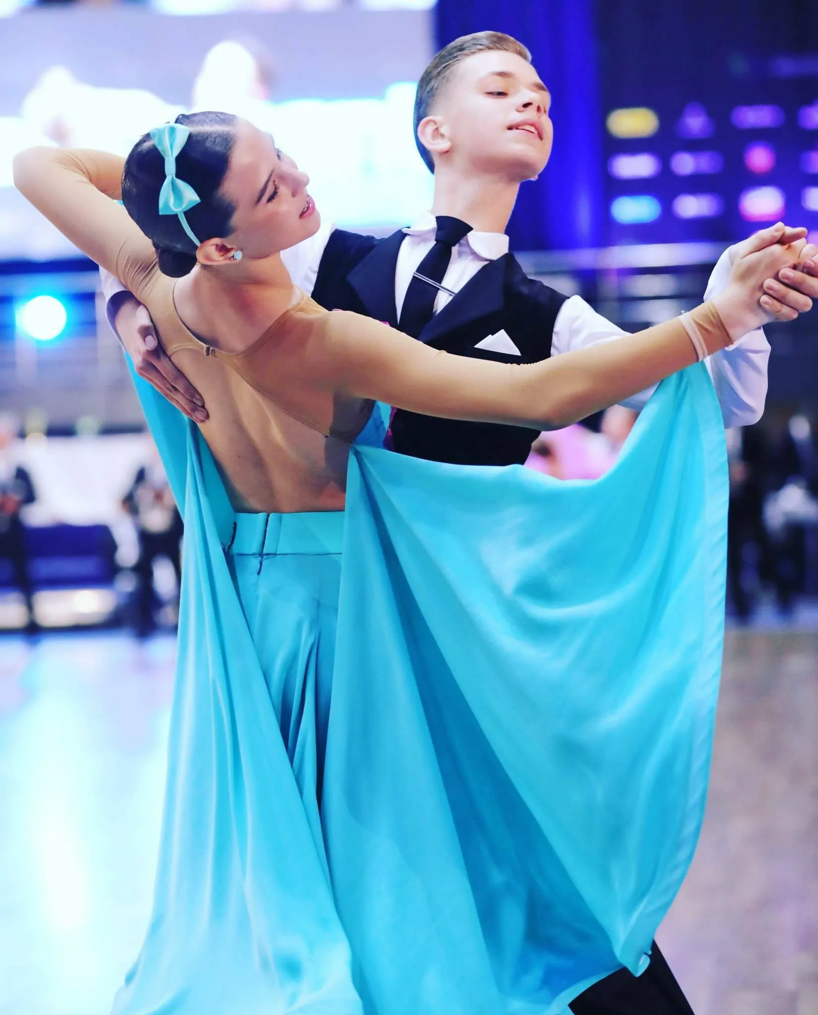 Blue Junior Ballroom & Latin Dress