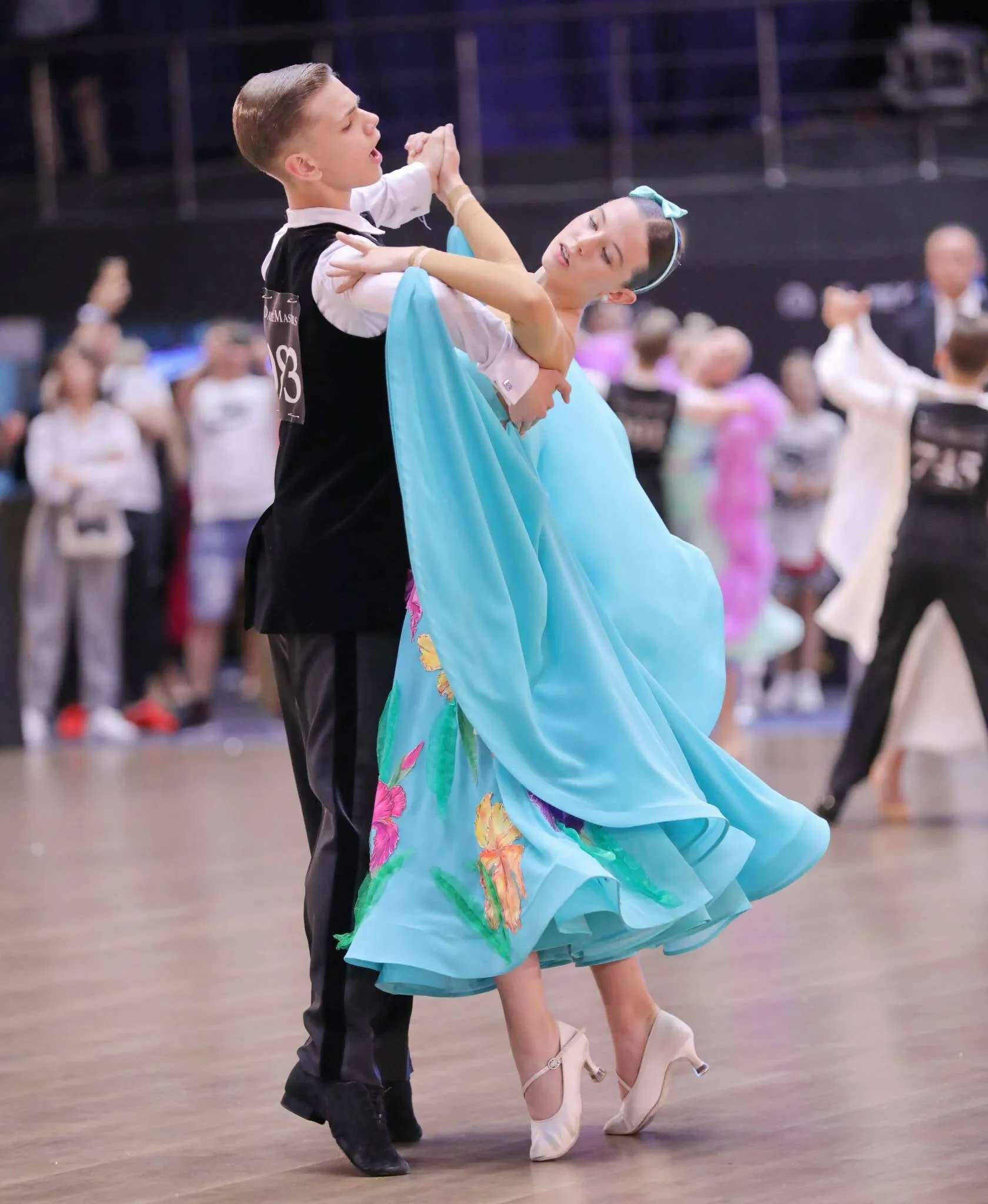 Blue Junior Ballroom & Latin Dress