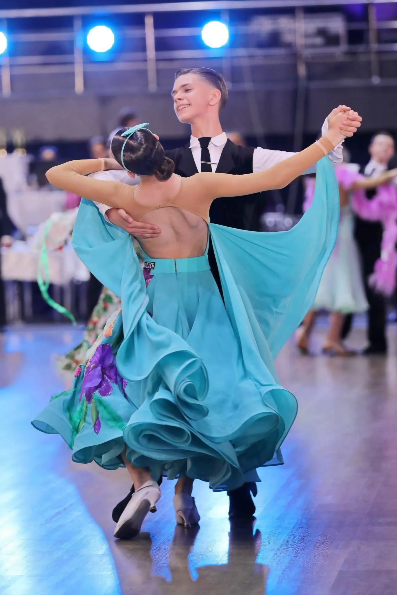 Blue Junior Ballroom & Latin Dress