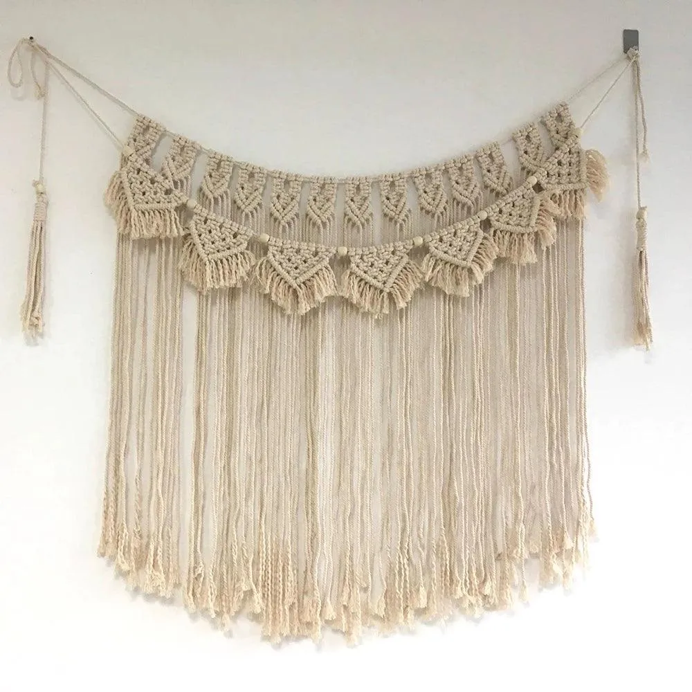 Bohemian Chic Macrame Wall Hanging Tapestry