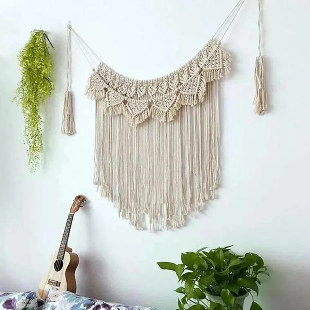 Bohemian Chic Macrame Wall Hanging Tapestry