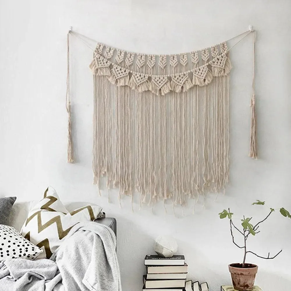 Bohemian Chic Macrame Wall Hanging Tapestry