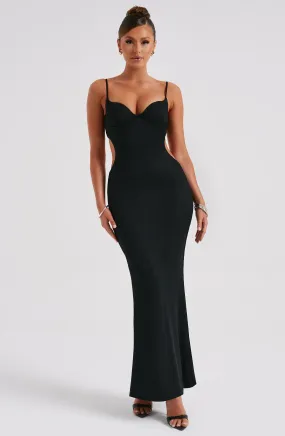 Maxi Dress Celine in Black