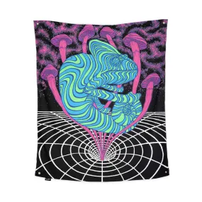 Chameleon Shrooms Vortex Wall Hanging,