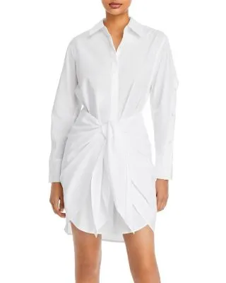 Charlotte Tie Waist Shirt Dress