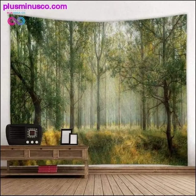 Large Cheap Forest Printed Wall Tapestry