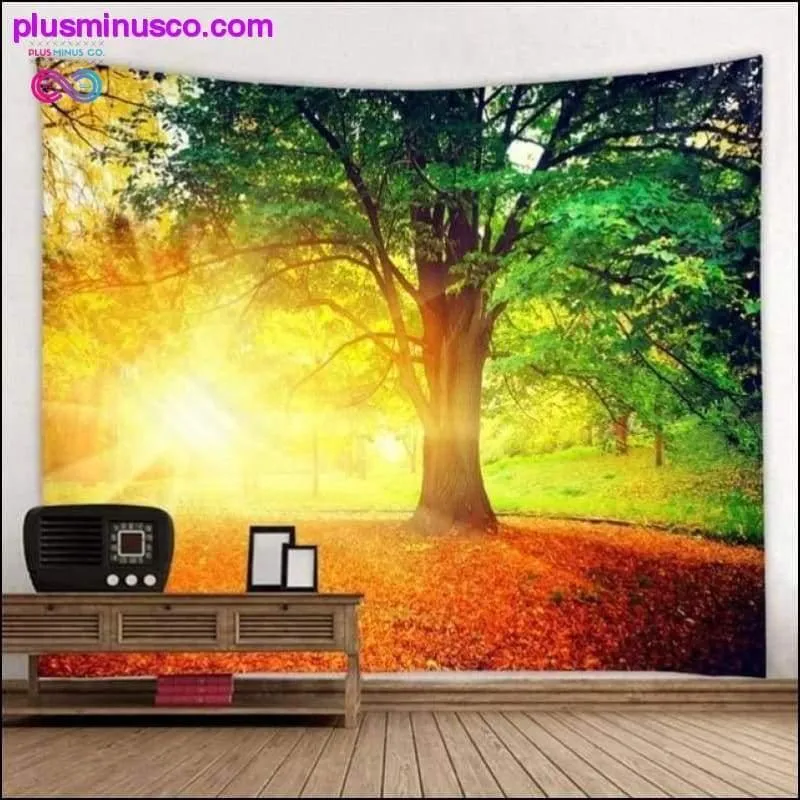 Large Cheap Forest Printed Wall Tapestry