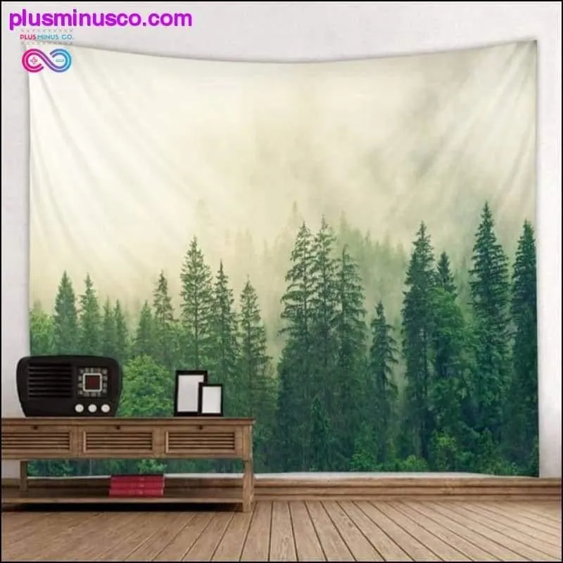 Large Cheap Forest Printed Wall Tapestry