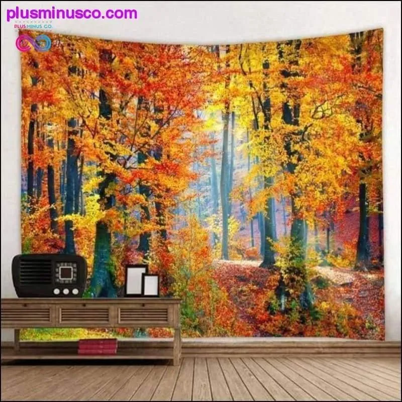 Large Cheap Forest Printed Wall Tapestry