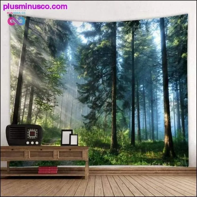 Large Cheap Forest Printed Wall Tapestry