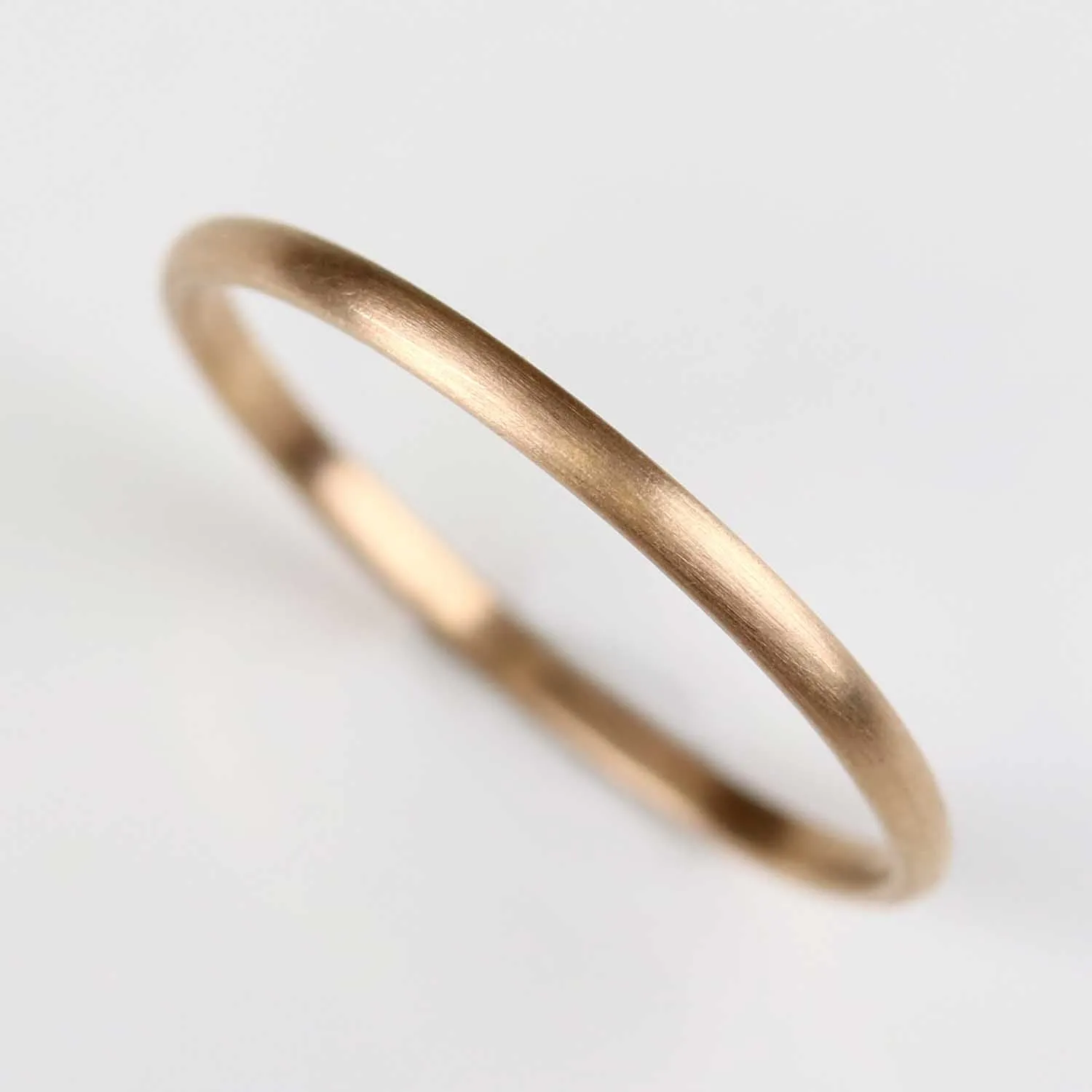 Classic 10k Yellow Gold Band - 1.5x1mm Slim