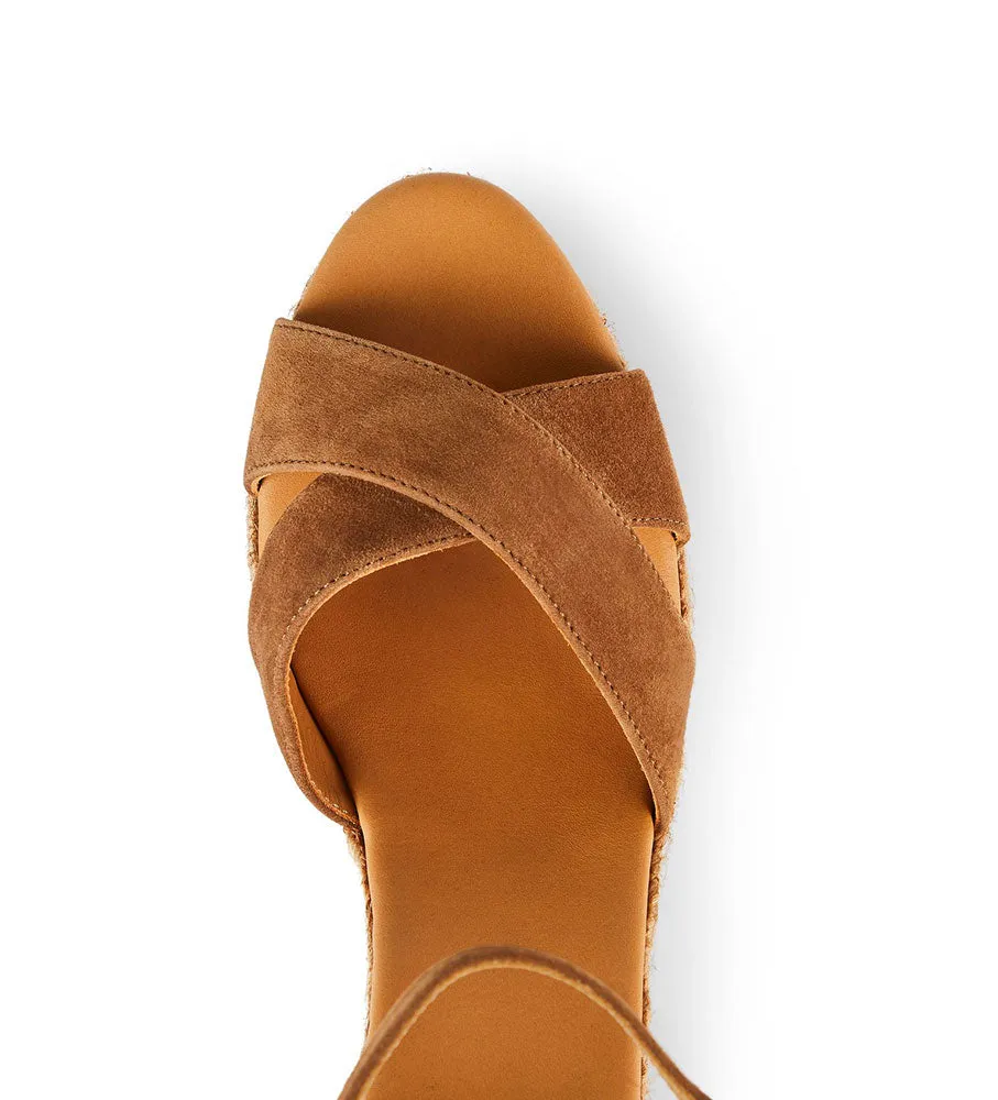 Classic Tan Wedge Sandal