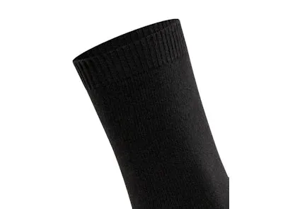 Cosy Black Wool Socks by Falke