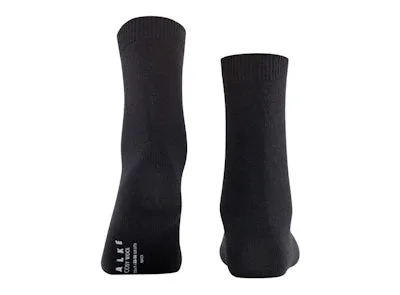 Cosy Black Wool Socks by Falke