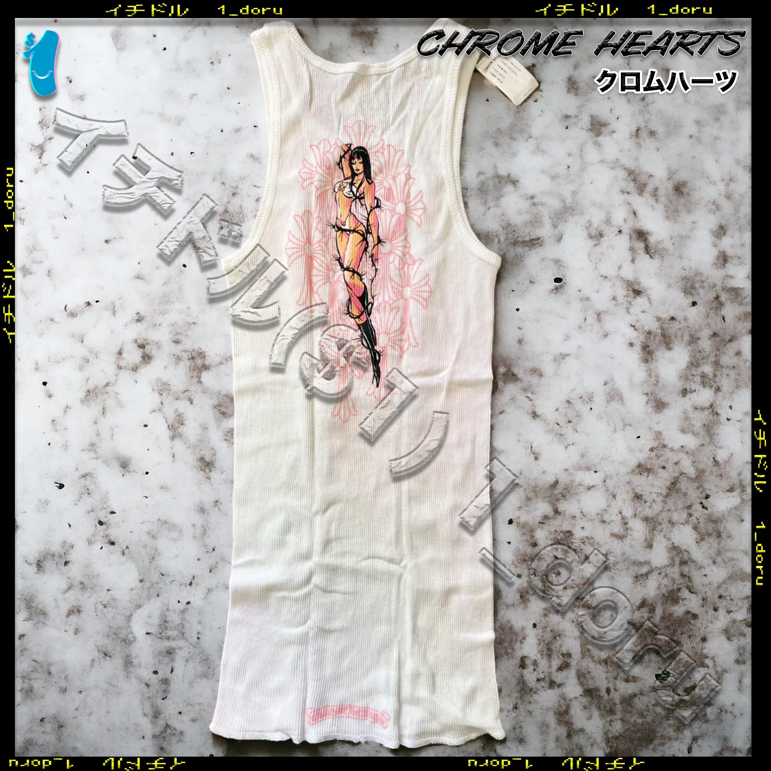 Cotton Logo Tanks & Camisoles by CHROME HEARTS